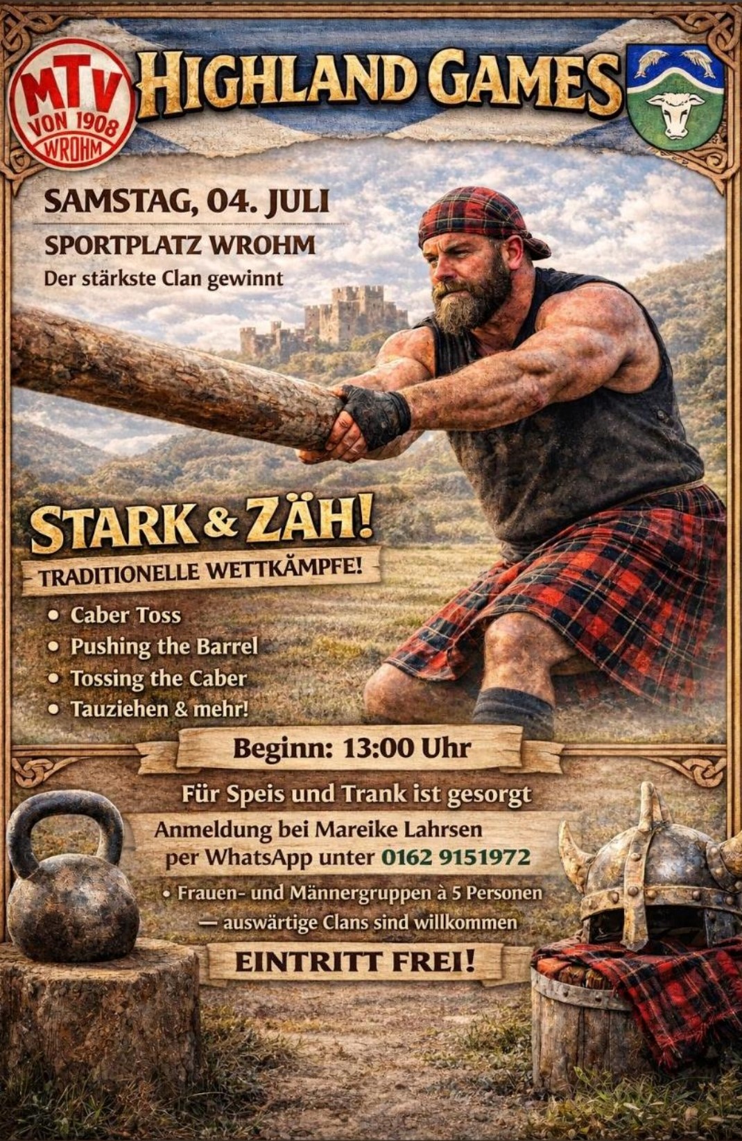 Plakat Highland Games